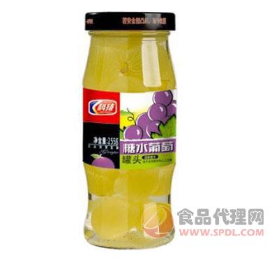 湘江255g科技糖水葡萄罐头