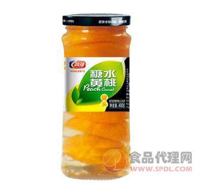 湘江400g科技糖水黄桃罐头