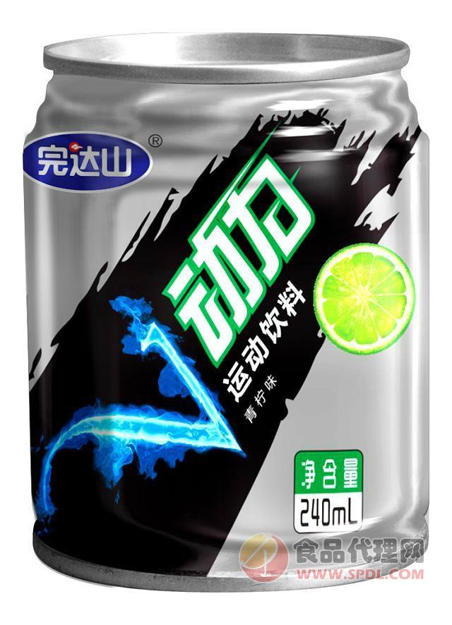 完达山 易拉罐V动力青柠味瓶240ml