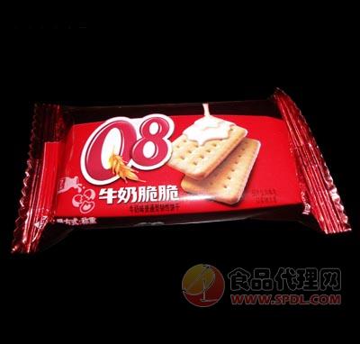 Q8牛乳饼芝麻普通韧性饼干