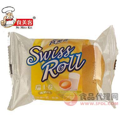 食美客Swiss Roll瑞士卷蛋奶味60g