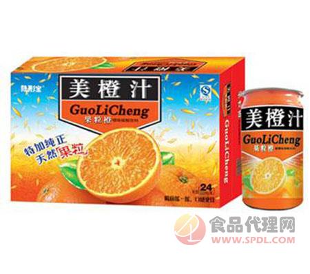隐形宝美橙汁橙味碳酸饮料325ml×24