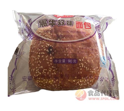 黑牛双味面包90g