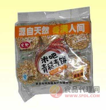 米吧青稞麦饼花生味300g