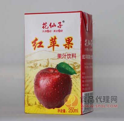 花仙子红苹果果汁饮料250ml