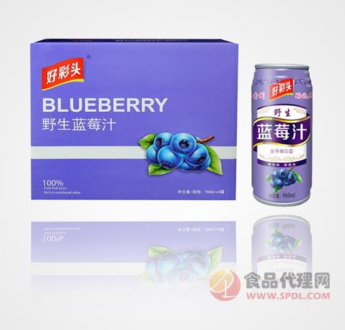 好彩头野生蓝莓汁