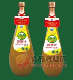 中饮生榨菠萝汁1.5L*6