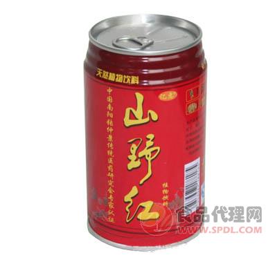 亿惠山野红植物饮料罐装