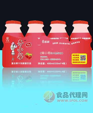 齐小莓复合果汁乳酸菌饮品120mlx4瓶