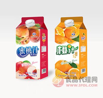 首康宝桃汁橙汁500ml
