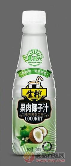 潮流兴生榨果肉椰子汁500ml