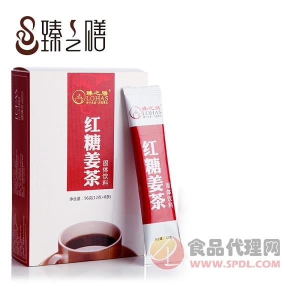 臻之膳红糖姜茶盒装96g(12g×8条)