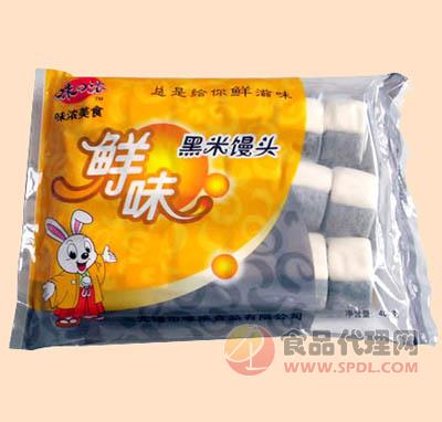 咪浓鲜味黑米馒头400g