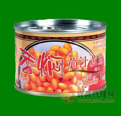 乐天香焖茄汁黄豆罐装
