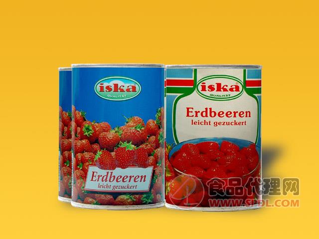 富瑞特草莓罐头罐装