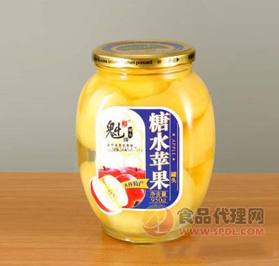 魁氏糖水苹果罐头950g系列