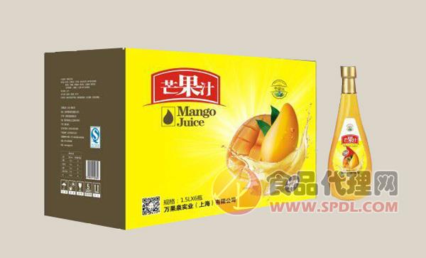 聖康沅芒果汁1.5lX6瓶