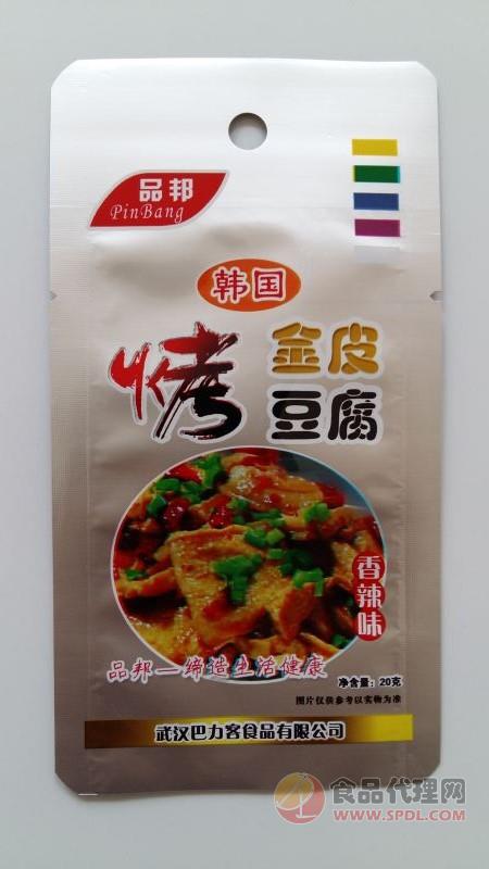 巴力客香辣味韩国金皮烤豆腐20g