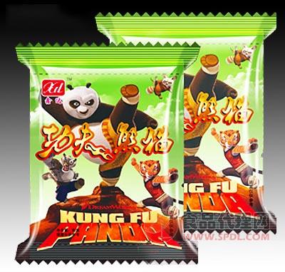 鑫达功夫熊猫膨化食品称重