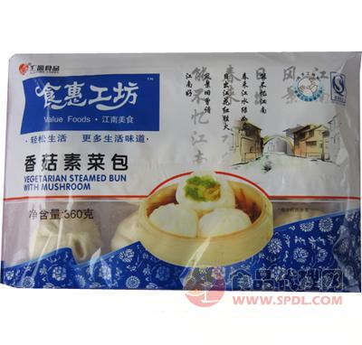 汇盈香菇素菜包360g/袋