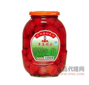 晨辉720g草莓罐头
