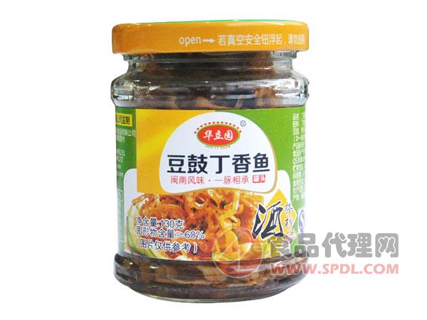 华立园豆豉丁香鱼130g