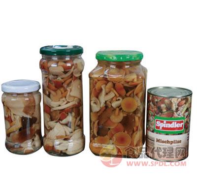 海昌食品-混合菇罐头瓶装招商
