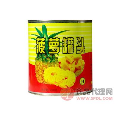 金华宾菠萝罐头罐装2500g