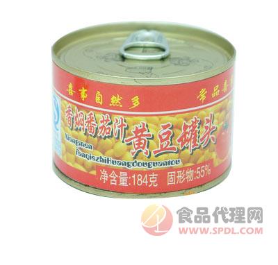 金华宾香焖番茄汁黄豆罐头184g