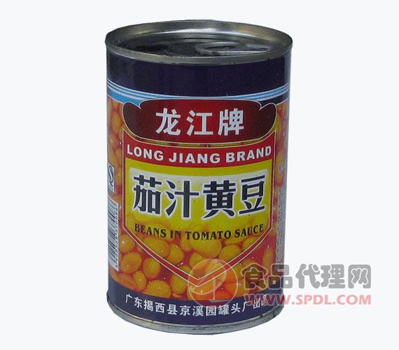 龙江牌茄汁黄豆罐头罐装