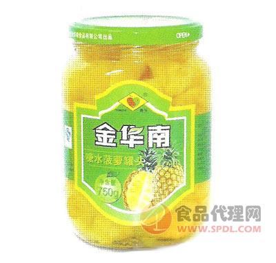 金华南750g糖水菠萝罐头