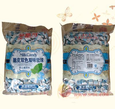 曼斯可脆皮双色双味软糖2.5kg/袋