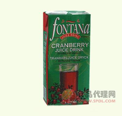 芳塔娜天然曼越莓汁盒装