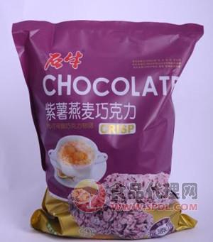 石牛紫薯燕麦巧克力500g