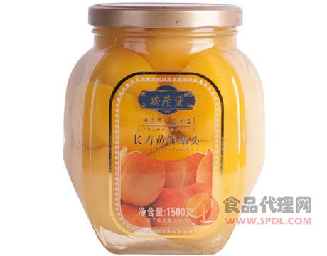 兴隆堡长寿黄桃罐头1500g