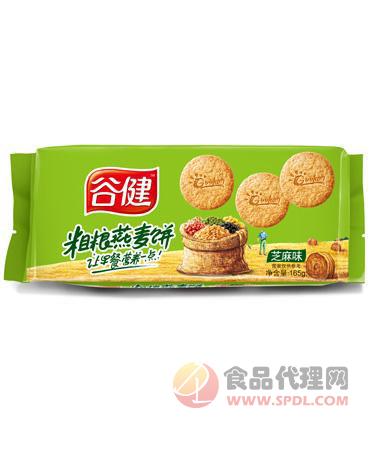 谷健粗粮燕麦饼芝麻味袋装