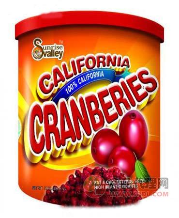 旭日峡谷加州蔓越莓果干罐装
