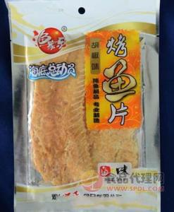 顶绿胡椒烤鱼片55g/袋
