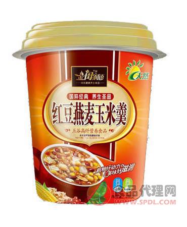 港威龙金闺润语红豆燕麦玉米羹238g/杯