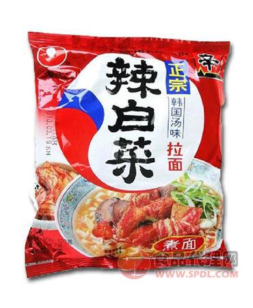可利客韩国农心辣白菜袋面120g/袋