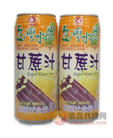 宏金富甘蔗汁500ml/听