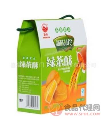 喜福春绿茶酥300g/盒