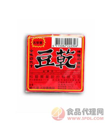 太珍香紅標豆乾306g/袋