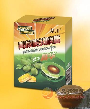 紫川橄榄清火润喉糖28g/盒