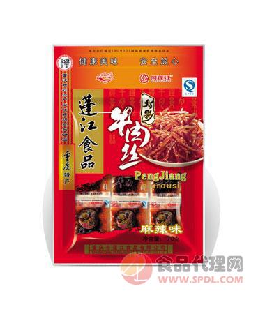 蓬江灯影牛肉丝70g/袋