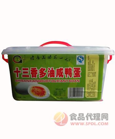 葛星十三香多油咸鸭蛋1.6KG/箱