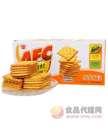 禹橙派AFC含钙小麦薄脆饼干盒装