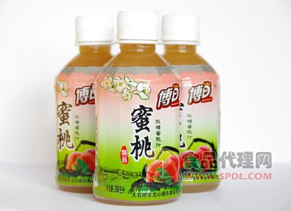 龙山博日蜜桃汁280ml/瓶