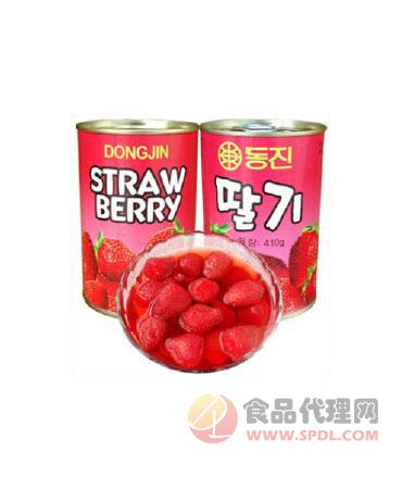 东锦草莓罐头410g/罐