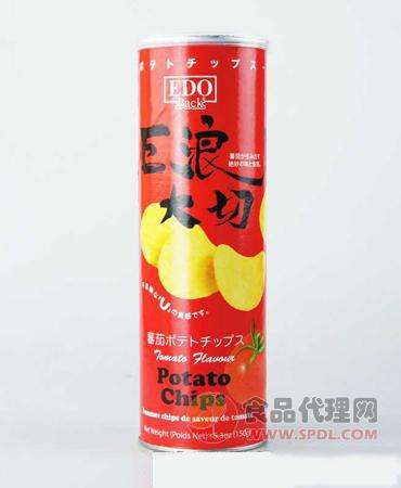 七天优品EDO薯片蕃茄味150g/盒